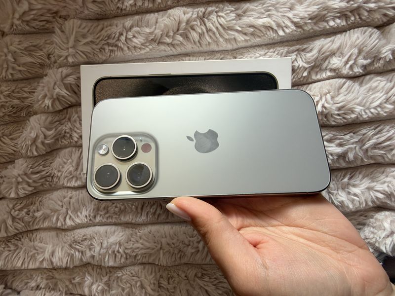 Знахідка Trofey: iPhone 15 Pro 256 ГБ б/у за 22 000 грн — на 7 250 грн (−19%) нижче ринку. Софіївська Борщагівка, 26.09 14:14.